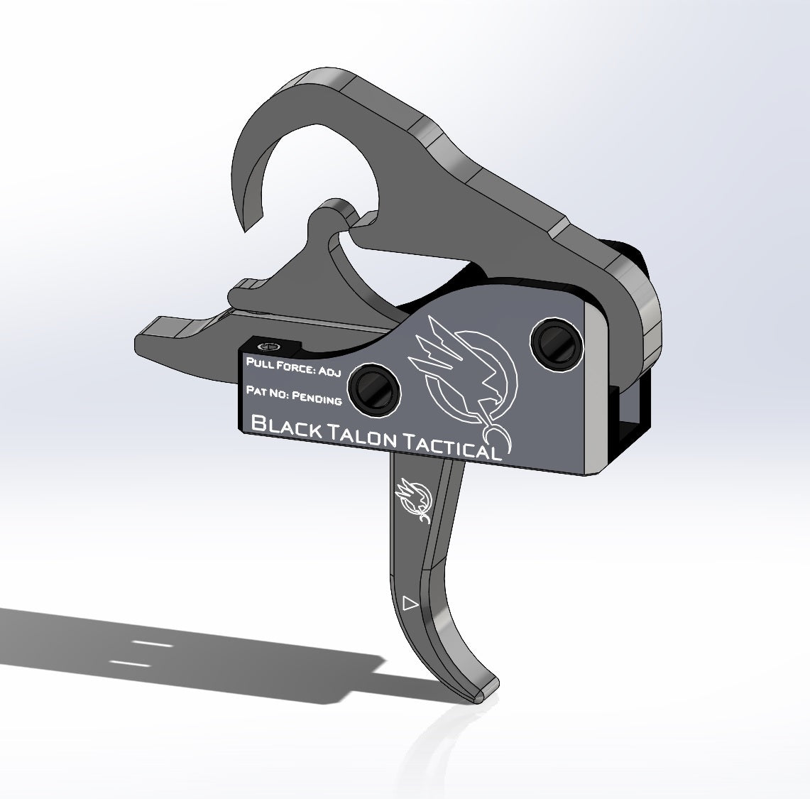 Calibrated Fixed Drop in Single Stage Trigger - Curved Bow Profile